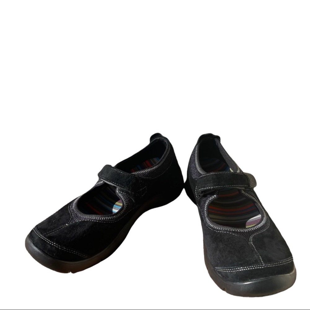 NWOB DANSKO EDDA SUEDE BLACK MARY JANES